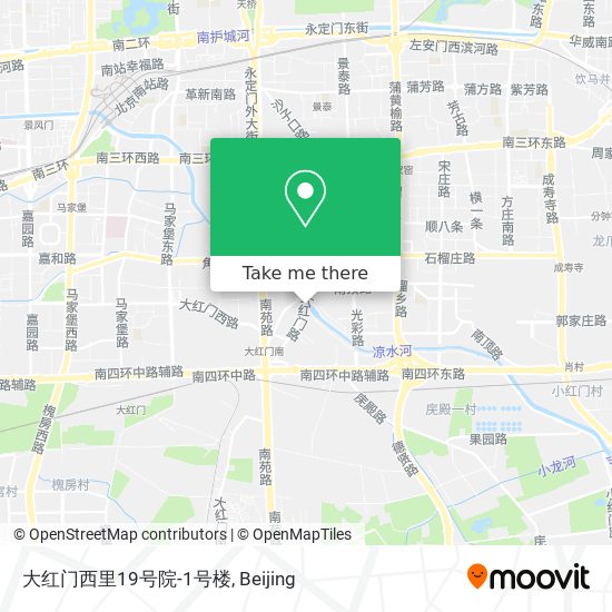 大红门西里19号院-1号楼 map