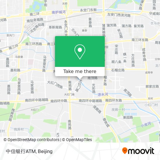中信银行ATM map
