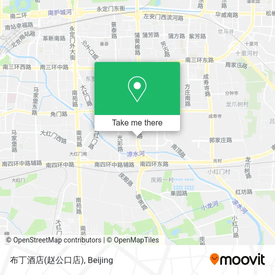 布丁酒店(赵公口店) map