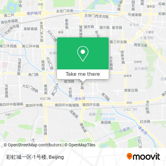 彩虹城一区-1号楼 map