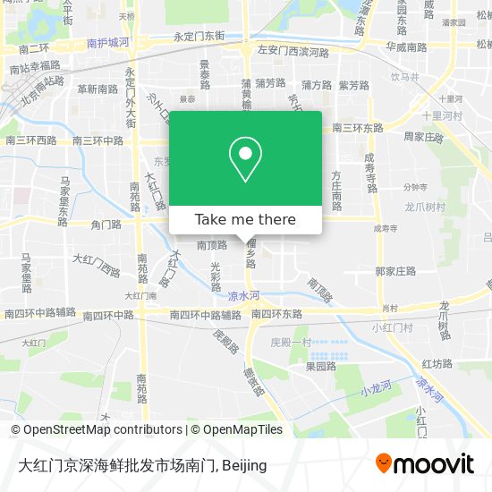 大红门京深海鲜批发市场南门 map