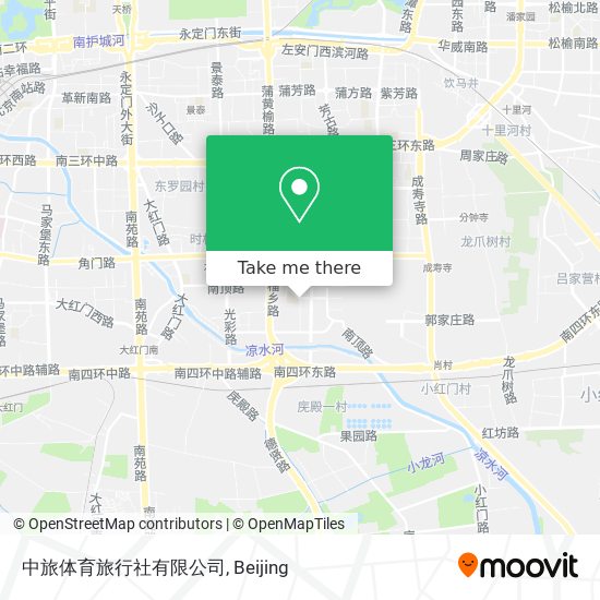 中旅体育旅行社有限公司 map