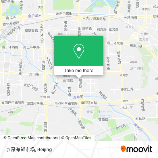 京深海鲜市场 map