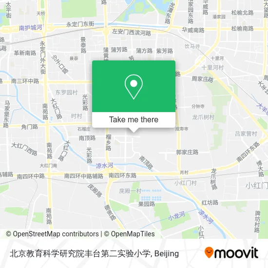 北京教育科学研究院丰台第二实验小学 map
