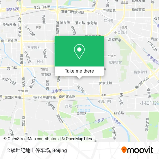 金鳞世纪地上停车场 map