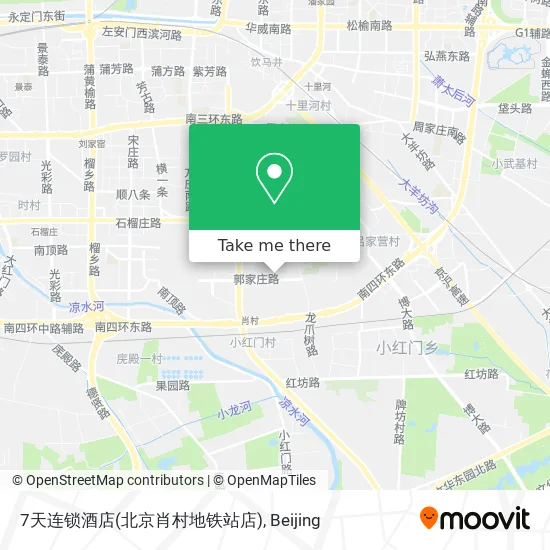 7天连锁酒店(北京肖村地铁站店) map