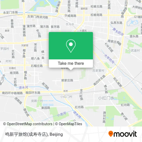 鸣新宇旅馆(成寿寺店) map