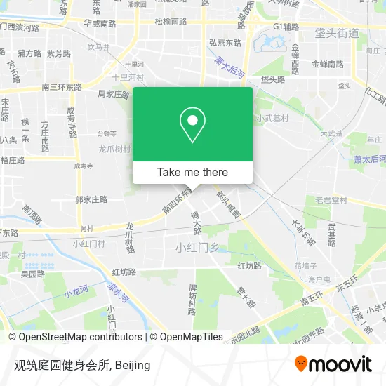 观筑庭园健身会所 map