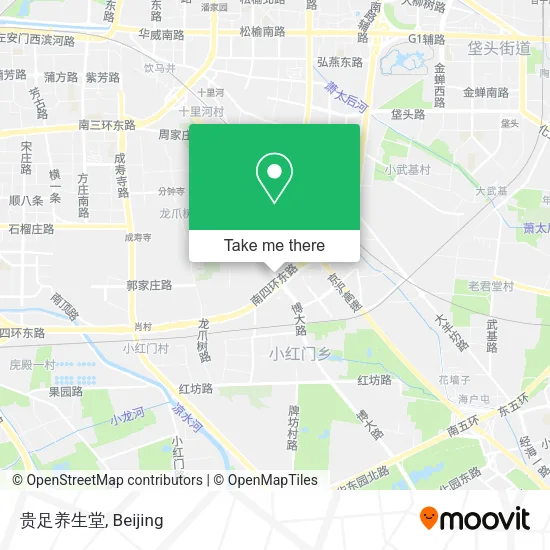 贵足养生堂 map