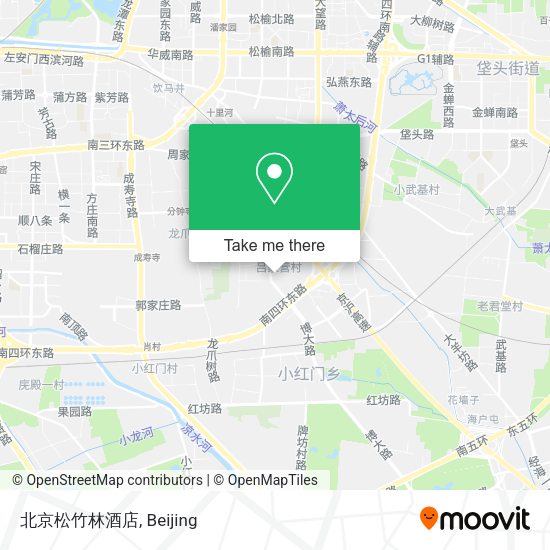 北京松竹林酒店 map