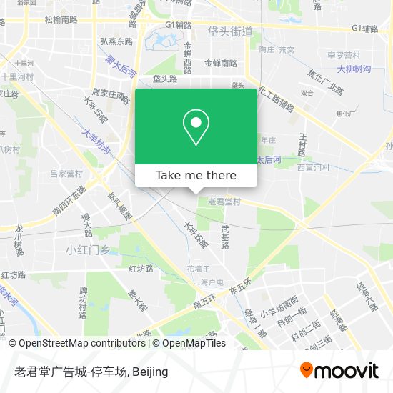 老君堂广告城-停车场 map