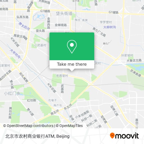 北京市农村商业银行ATM map