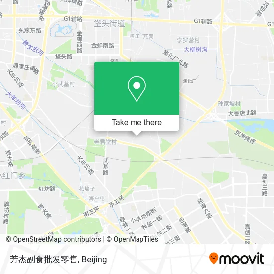 芳杰副食批发零售 map