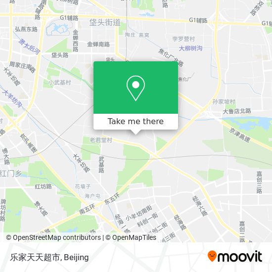 乐家天天超市 map