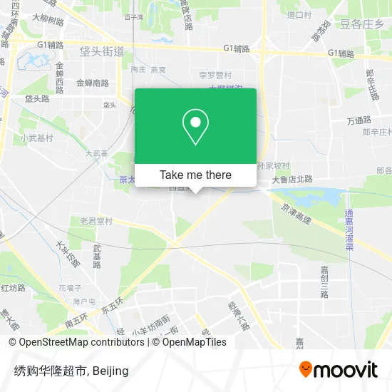 绣购华隆超市 map