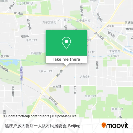 黑庄户乡大鲁店一大队村民居委会 map