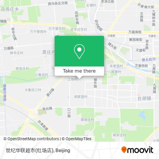 世纪华联超市(红场店) map