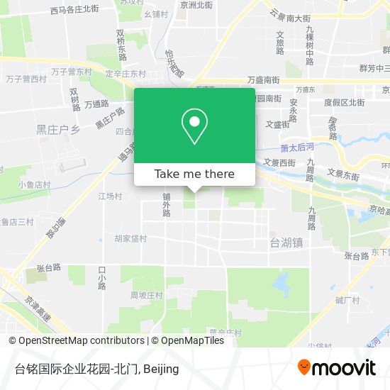 台铭国际企业花园-北门 map