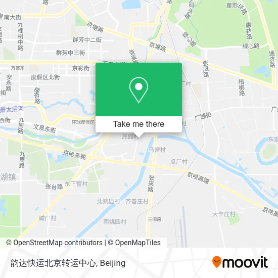 韵达快运北京转运中心 map