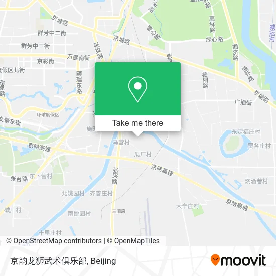 京韵龙狮武术俱乐部 map