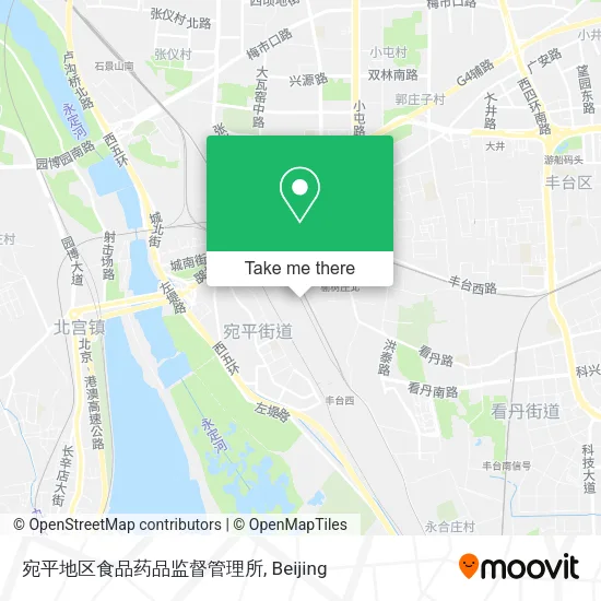 宛平地区食品药品监督管理所 map
