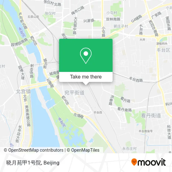 晓月苑甲1号院 map
