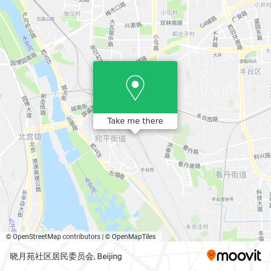 晓月苑社区居民委员会 map