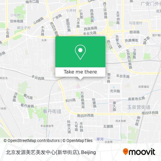 北京发源美艺美发中心(新华街店) map
