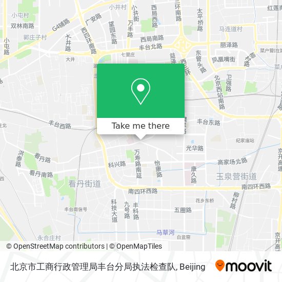 北京市工商行政管理局丰台分局执法检查队 map