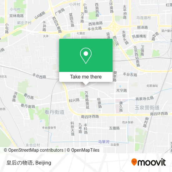 皇后の物语 map