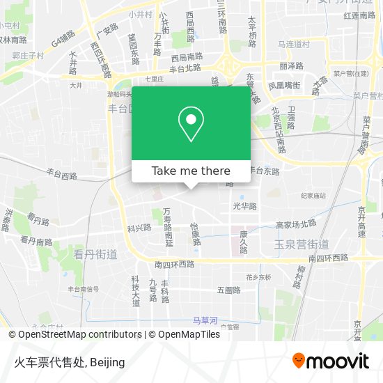 火车票代售处 map