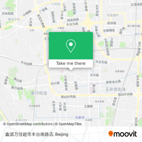 鑫源万佳超市丰台南路店 map