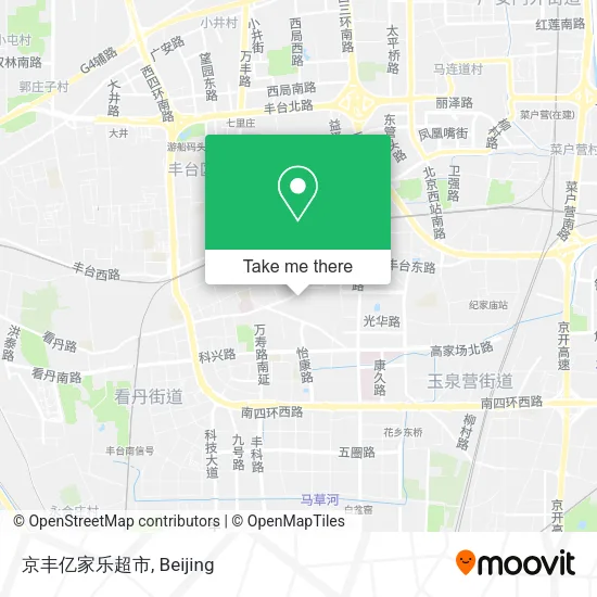 京丰亿家乐超市 map