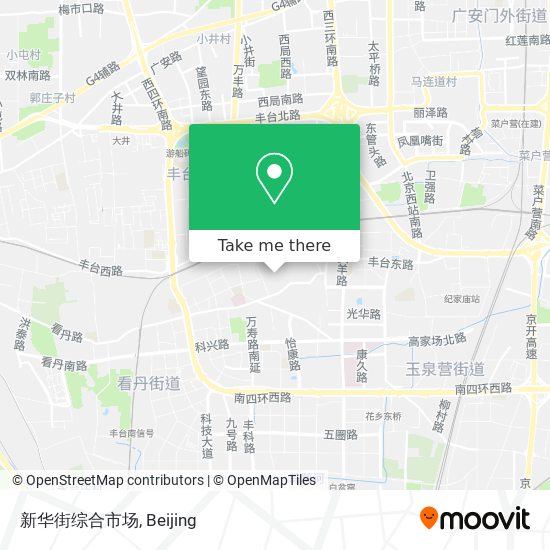 新华街综合市场 map