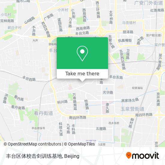 丰台区体校击剑训练基地 map