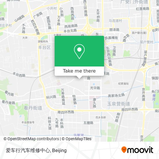 爱车行汽车维修中心 map