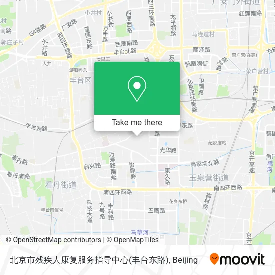 北京市残疾人康复服务指导中心(丰台东路) map