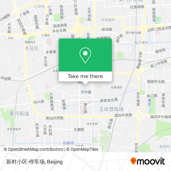 新村小区-停车场 map