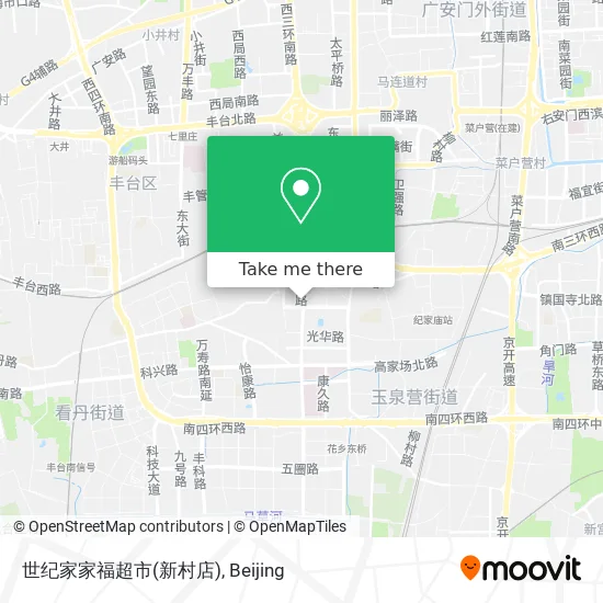 世纪家家福超市(新村店) map