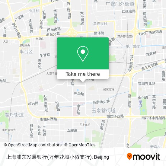 上海浦东发展银行(万年花城小微支行) map
