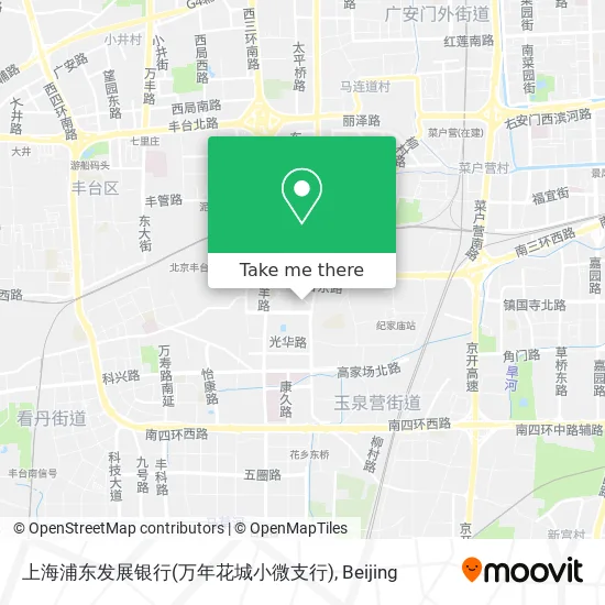 上海浦东发展银行(万年花城小微支行) map