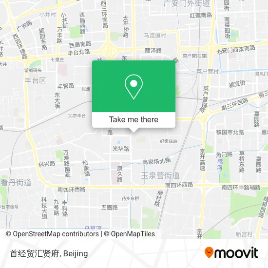 首经贸汇贤府 map