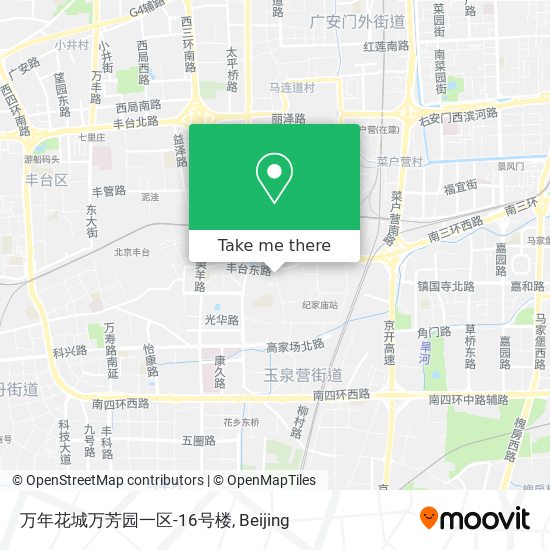万年花城万芳园一区-16号楼 map