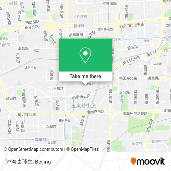 鸿海桌球室 map