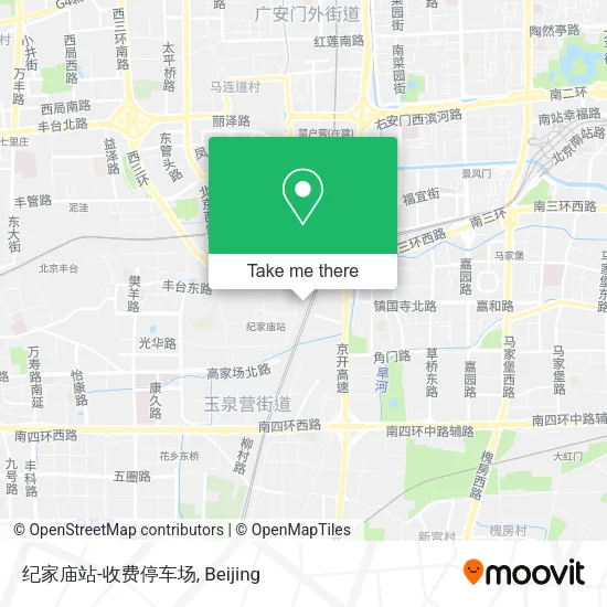 纪家庙站-收费停车场 map