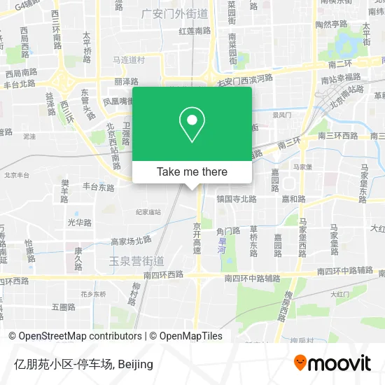 亿朋苑小区-停车场 map