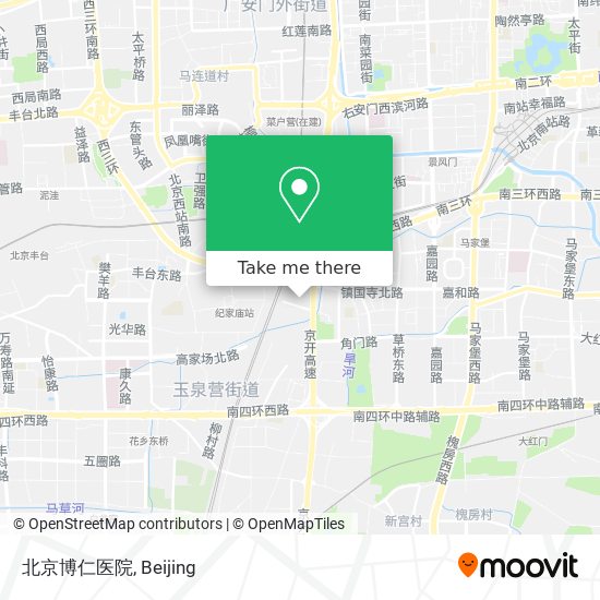 北京博仁医院 map