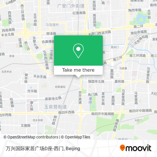 万兴国际家居广场D座-西门 map
