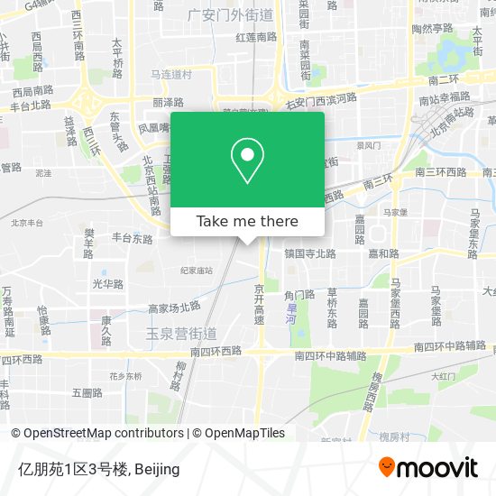 亿朋苑1区3号楼 map