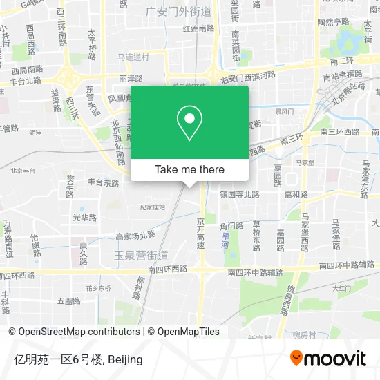 亿明苑一区6号楼 map
